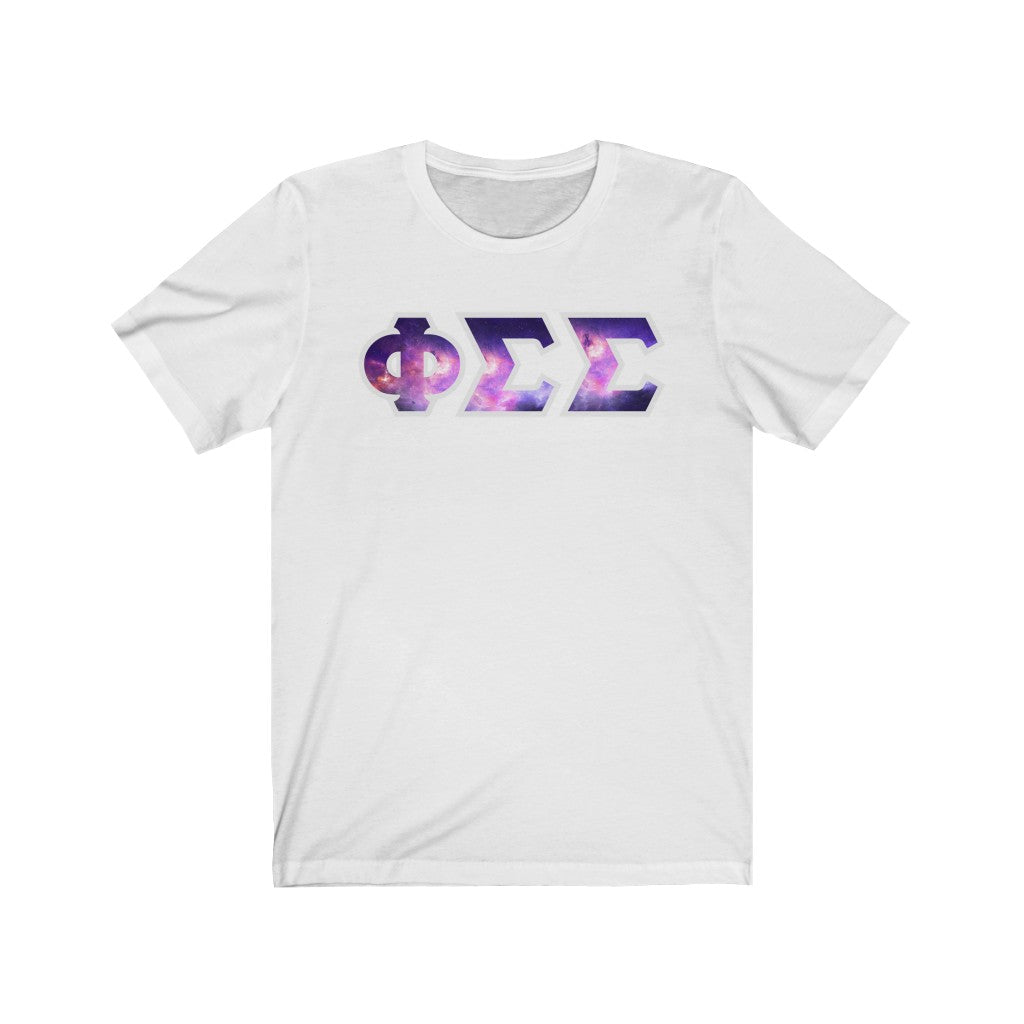 Phi Sigma Sigma Printed Letters | Flora T-Shirt