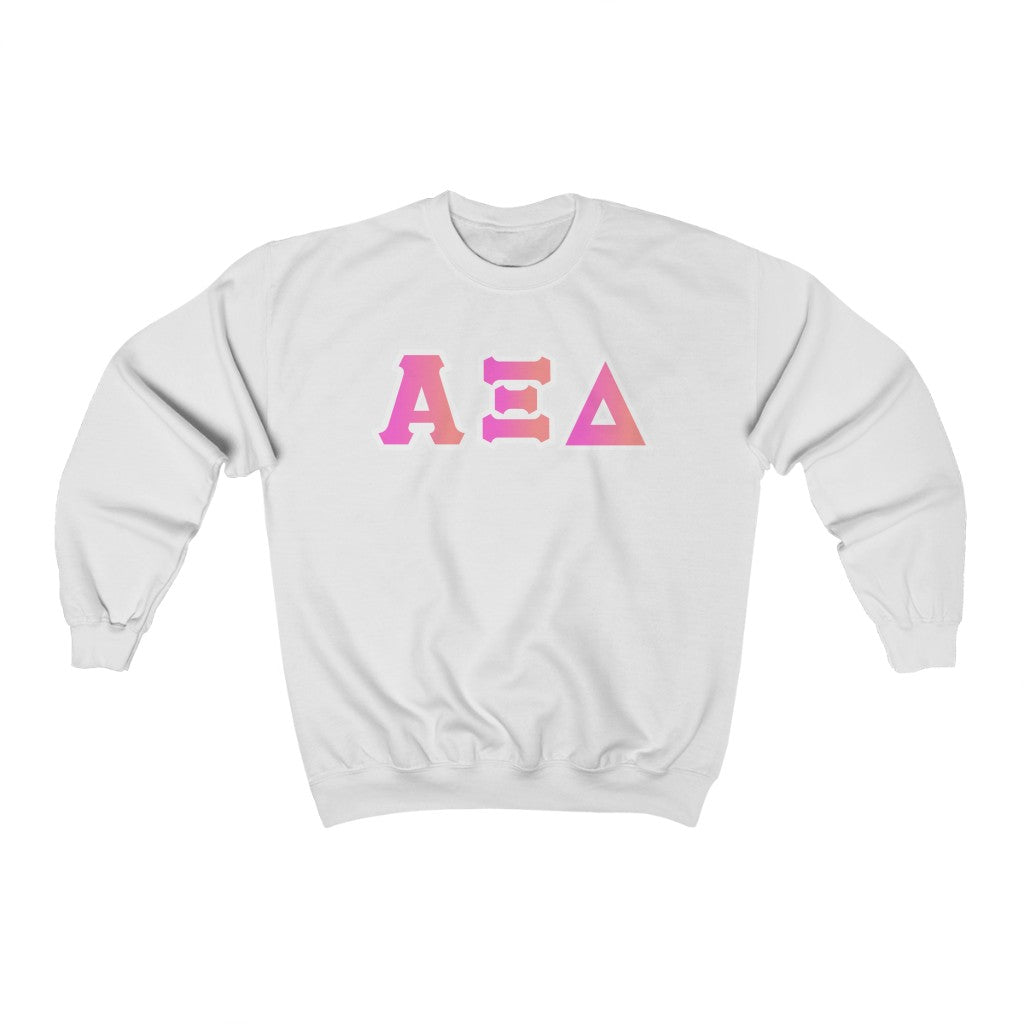 AXiD Printed Letters | Bubble Gum Crewneck