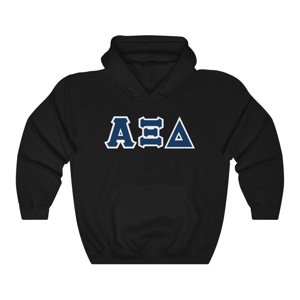 AXiD Print Letters | Inspiration Blue & White Hoodie