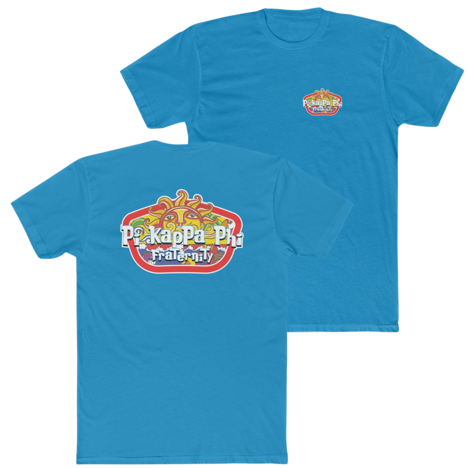 Turquoise Pi Kappa Phi Graphic T-Shirt | Summer Sol | Pi Kappa Phi Apparel and Merchandise