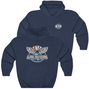navy Alpha Tau Omega Graphic Hoodie | The Fraternal Order | Alpha Tau Omega Apparel 