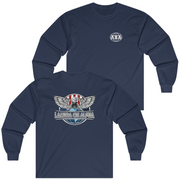 Navy Lambda Chi Alpha Graphic Long Sleeve | The Fraternal Order | Lambda Chi Alpha Fraternity Shirt