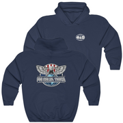 navy Phi Delta Theta Graphic Hoodie | The Fraternal Order | phi delta theta fraternity greek apparel 