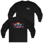 Black Tau Kappa Epsilon Graphic Long Sleeve | Jump Street | TKE Clothing and Merchandise