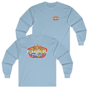 light blue Pi Kappa Phi Graphic Long Sleeve | Summer Sol | Pi Kappa Phi Apparel and Merchandise