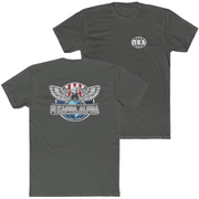 Grey Pi Kappa Alpha Graphic T-Shirt | The Fraternal Order | Pi kappa alpha fraternity shirt 