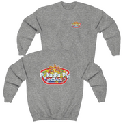 Grey Pi Kappa Phi Graphic Crewneck Sweatshirt | Summer Sol | Pi Kappa Phi Apparel and Merchandise