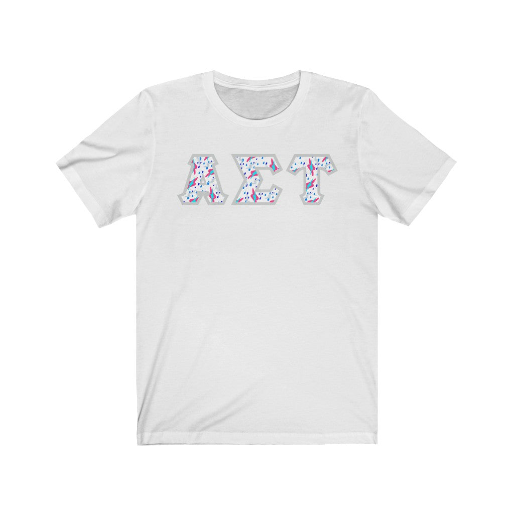 AST Printed Letters | Bayside White T-Shirt