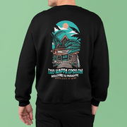 Tau Kappa Epsilon Graphic Crewneck Sweatshirt | Welcome to Paradise | Tau Kappa Epsilon Fraternity model
