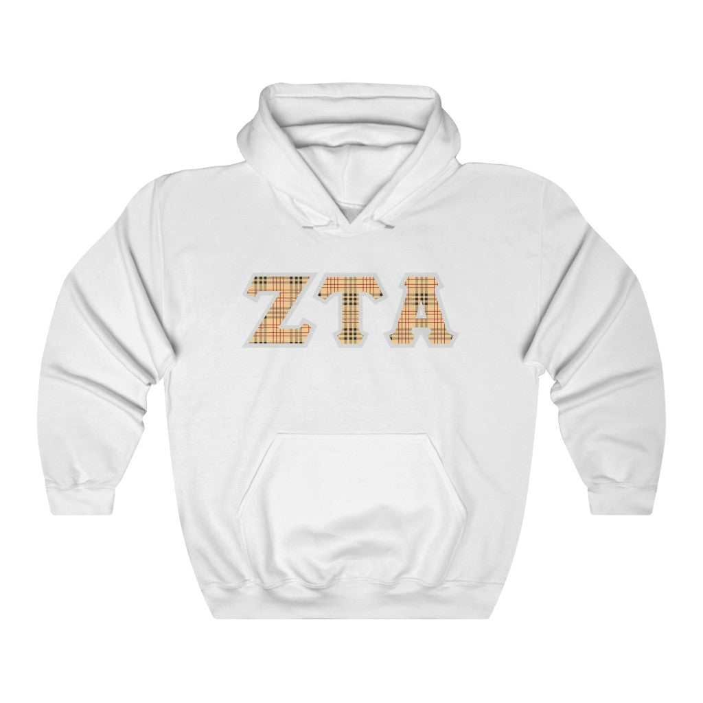ZTA Printed Letters | Nova Plaid Hoodie