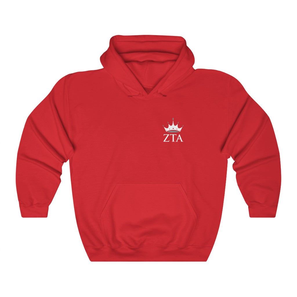 Zeta Tau Alpha Graphic Hoodie | ZTA Crown v2 LC