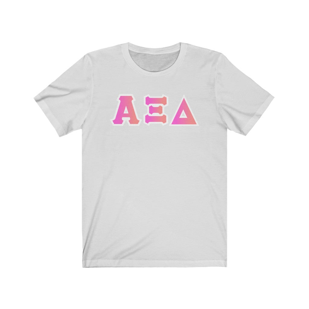 AXiD Printed Letters | Bubble Gum T-Shirt