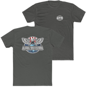 Grey Alpha Tau Omega Graphic T-Shirt | The Fraternal Order | Alpha Tau Omega Apparel 