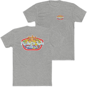 Grey Phi Delta Theta Graphic T-Shirt | Summer Sol | phi delta theta fraternity greek apparel 