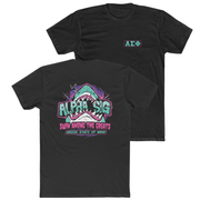 Black Alpha Sigma Phi Graphic T-Shirt | The Deep End | Alpha Sigma Phi Fraternity Clothing 