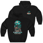 Black Pi Kappa Alpha Graphic Hoodie | Welcome to Paradise | Pi kappa alpha fraternity shirt