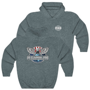 Grey Pi Kappa Phi Graphic Hoodie | The Fraternal Order | Pi Kappa Phi Apparel and Merchandise
