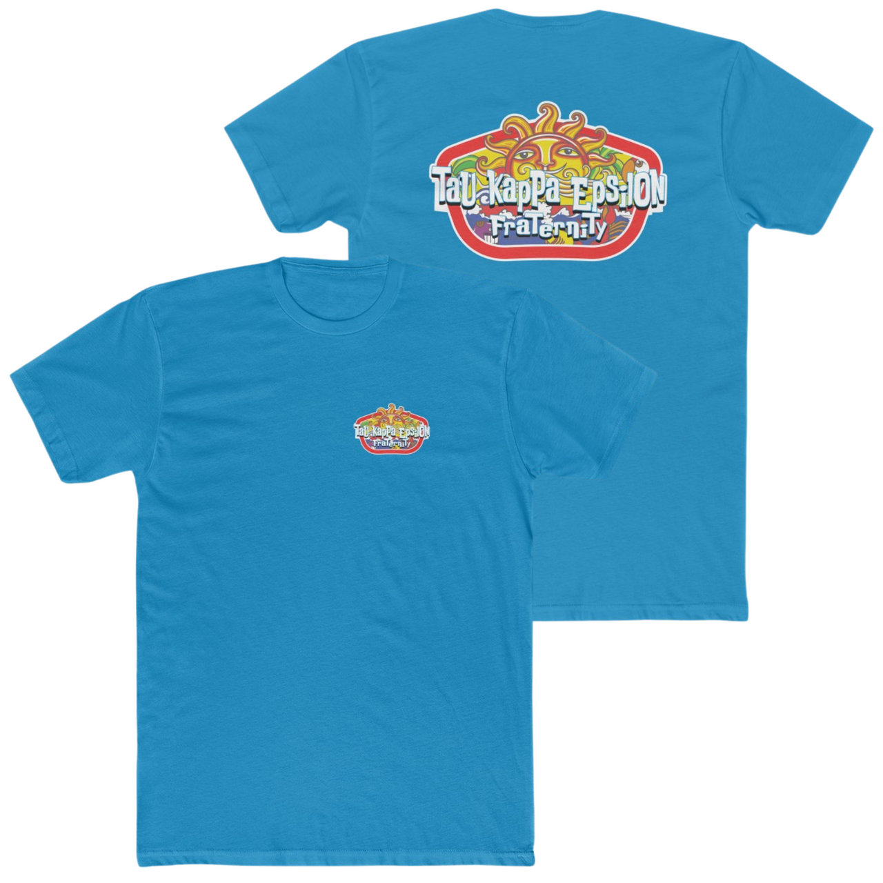 Turquoise Tau Kappa Epsilon Graphic T-Shirt | Summer Sol | Tau Kappa Epsilon Fraternity