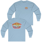 light blue Lambda Chi Alpha Graphic Long Sleeve | Summer Sol | Lambda Chi Alpha Fraternity Shirt