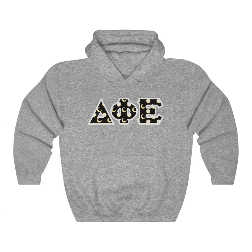 DPhiE Printed Letters | Sun and Moon Hoodie
