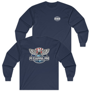 Navy Pi Kappa Phi Graphic Long Sleeve | The Fraternal Order | Pi Kappa Phi Apparel Pi Kappa Phi Apparel and Merchandiseand Merchandise