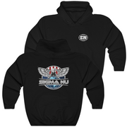 Black Sigma Nu Graphic Hoodie | The Fraternal Order | Sigma Nu Clothing, Apparel and Merchandise