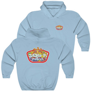 Light Blue Sigma Pi Graphic Hoodie | Summer Sol | Sigma Pi Apparel and Merchandise
