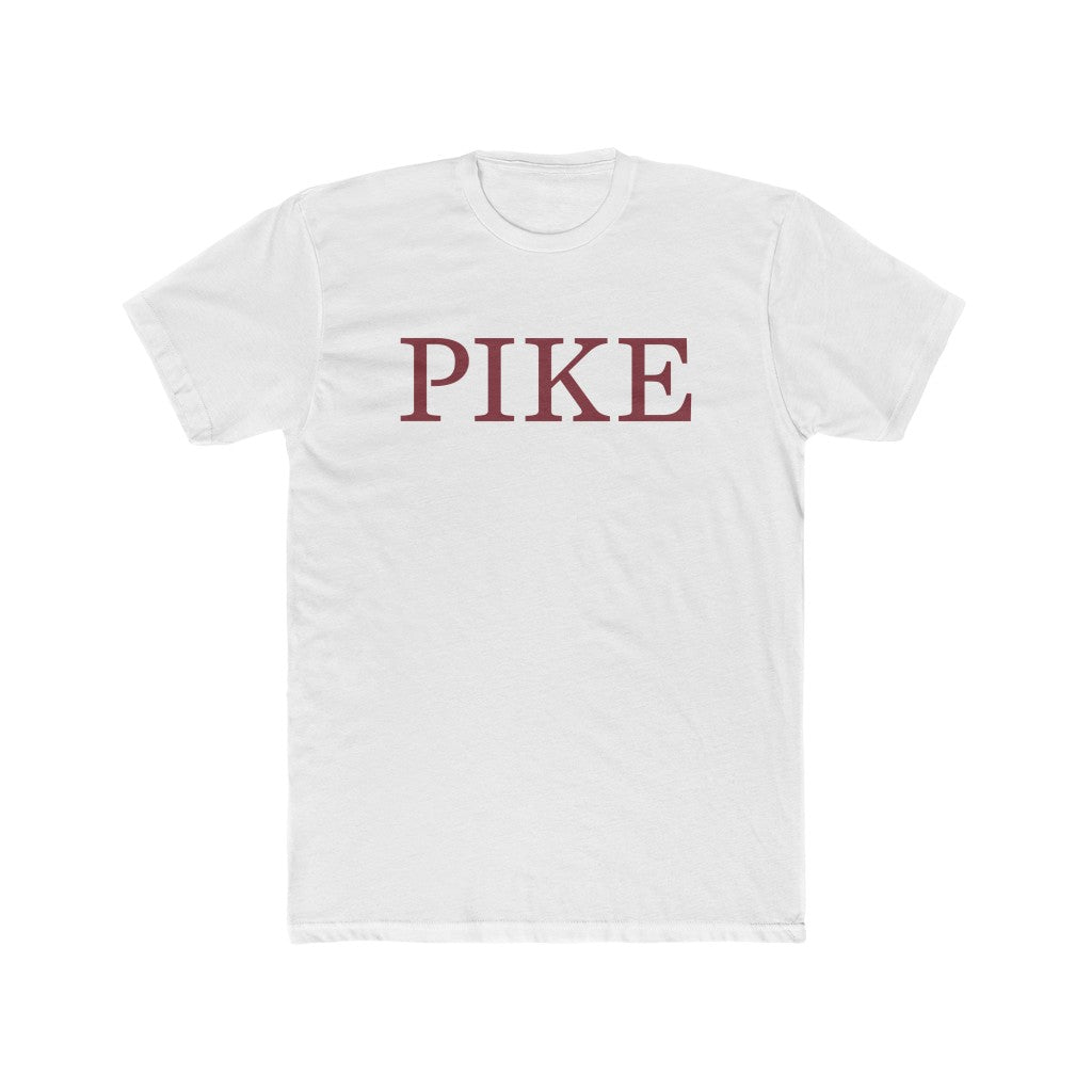 Pi Kappa Alpha Graphic T-Shirt | Garnet PIKE logo