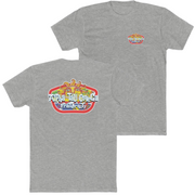 Grey Alpha Tau Omega Graphic T-Shirt | Summer Sol | Alpha Tau Omega Fraternity Merchandise 