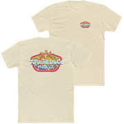 sand Alpha Tau Omega Graphic T-Shirt | Summer Sol | Alpha Tau Omega Fraternity Merchandise 
