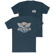 Navy Alpha Sigma Phi Graphic T-Shirt | The Fraternal Order | Alpha Sigma Phi Fraternity Clothes 