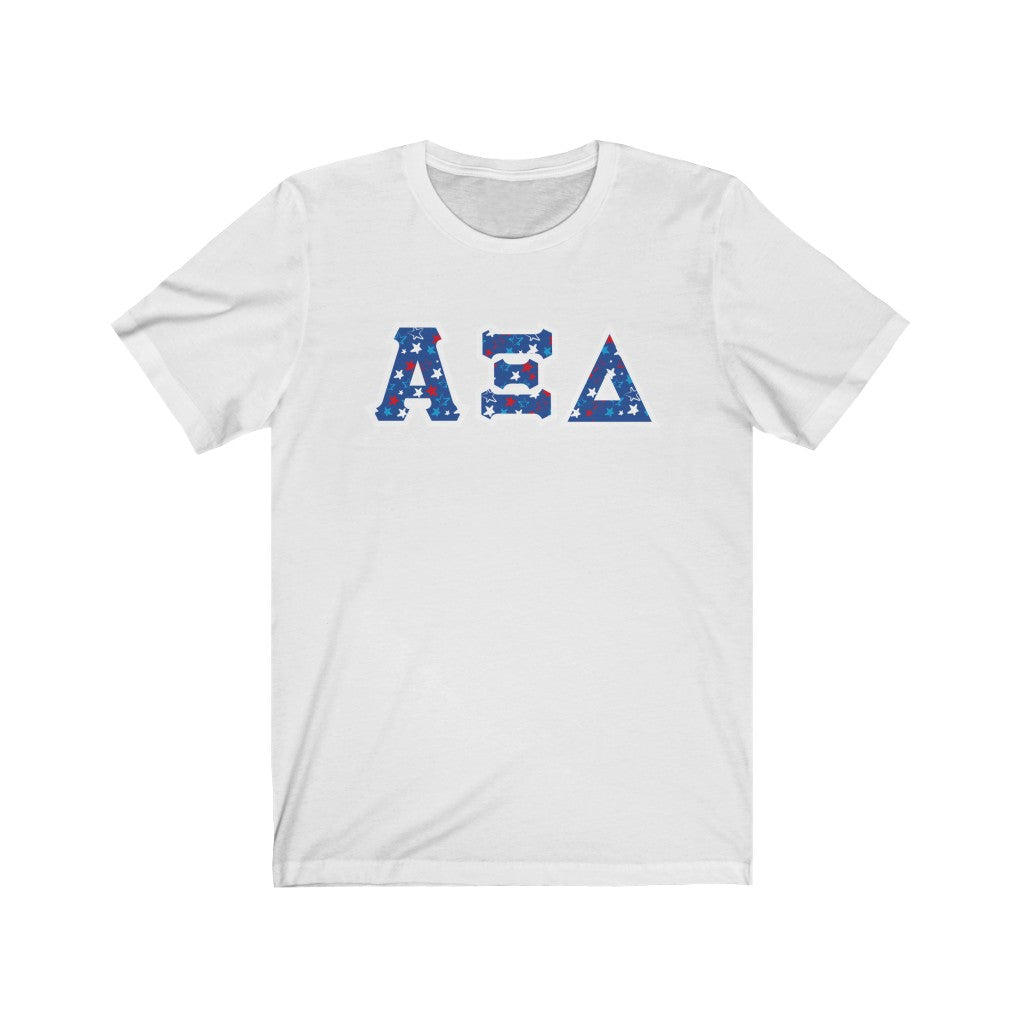 AXiD Printed Letters | USA Stars T-Shirt