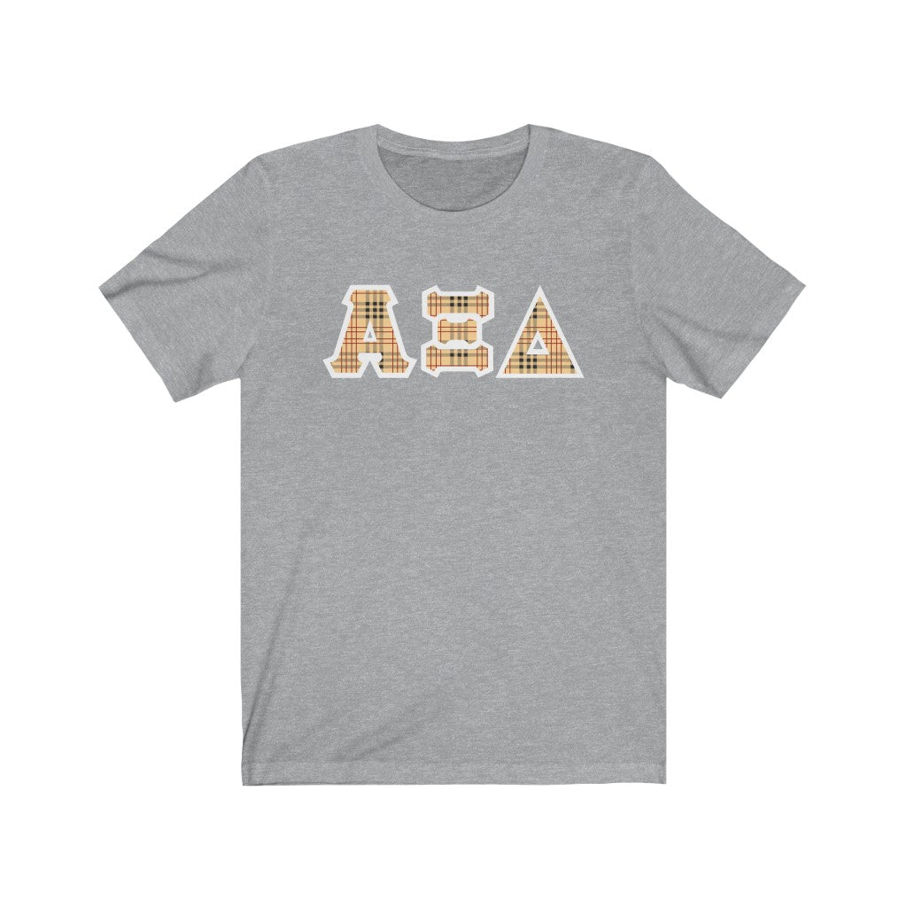 AXiD Printed Letters | Nova Plaid T-Shirt