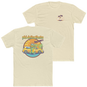 sand Phi Delta Theta Graphic T-Shirt | Cool Croc | phi delta theta fraternity greek apparel 