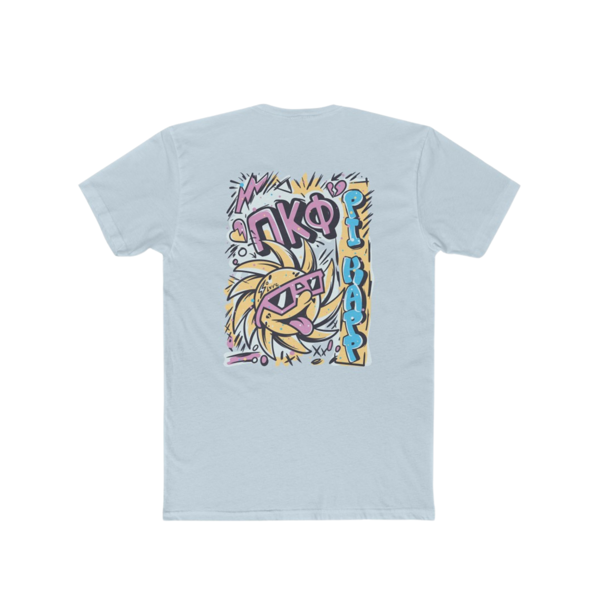 Light Blue Pi Kappa Phi Graphic T-Shirt | Fun in the Sun | Pi Kappa Phi Apparel and Merchandise 