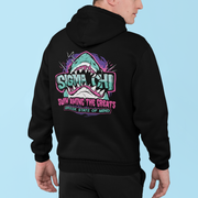 Black Sigma Chi Graphic Hoodie | The Deep End | Sigma Chi Fraternity Merch House model 