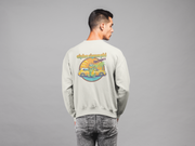 White Alpha Sigma Phi Graphic Crewneck Sweatshirt | Cool Croc | Alpha Sigma Fraternity Shirt