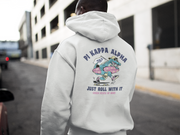 Pi Kappa Alpha Graphic Hoodie | Alligator Skater | Pi kappa alpha fraternity shirt  model 