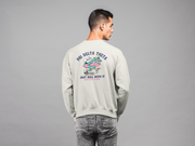 white Phi Delta Theta Graphic Crewneck Sweatshirt | Alligator Skater | phi delta theta fraternity greek apparel back model 