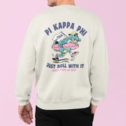 Pi Kappa Phi Graphic Crewneck Sweatshirt | Alligator Skater | Pi kappa alpha fraternity shirt model 