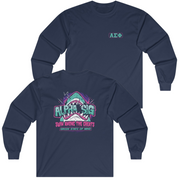 Navy Alpha Sigma Phi Graphic Long Sleeve | The Deep End | Alpha Sigma Phi Fraternity Clothing 