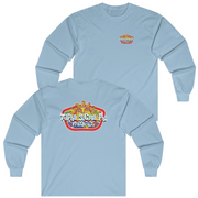 Light Blue Alpha Sigma Phi Graphic Long Sleeve | Summer Sol | Alpha Sigma Phi Fraternity Clothing 