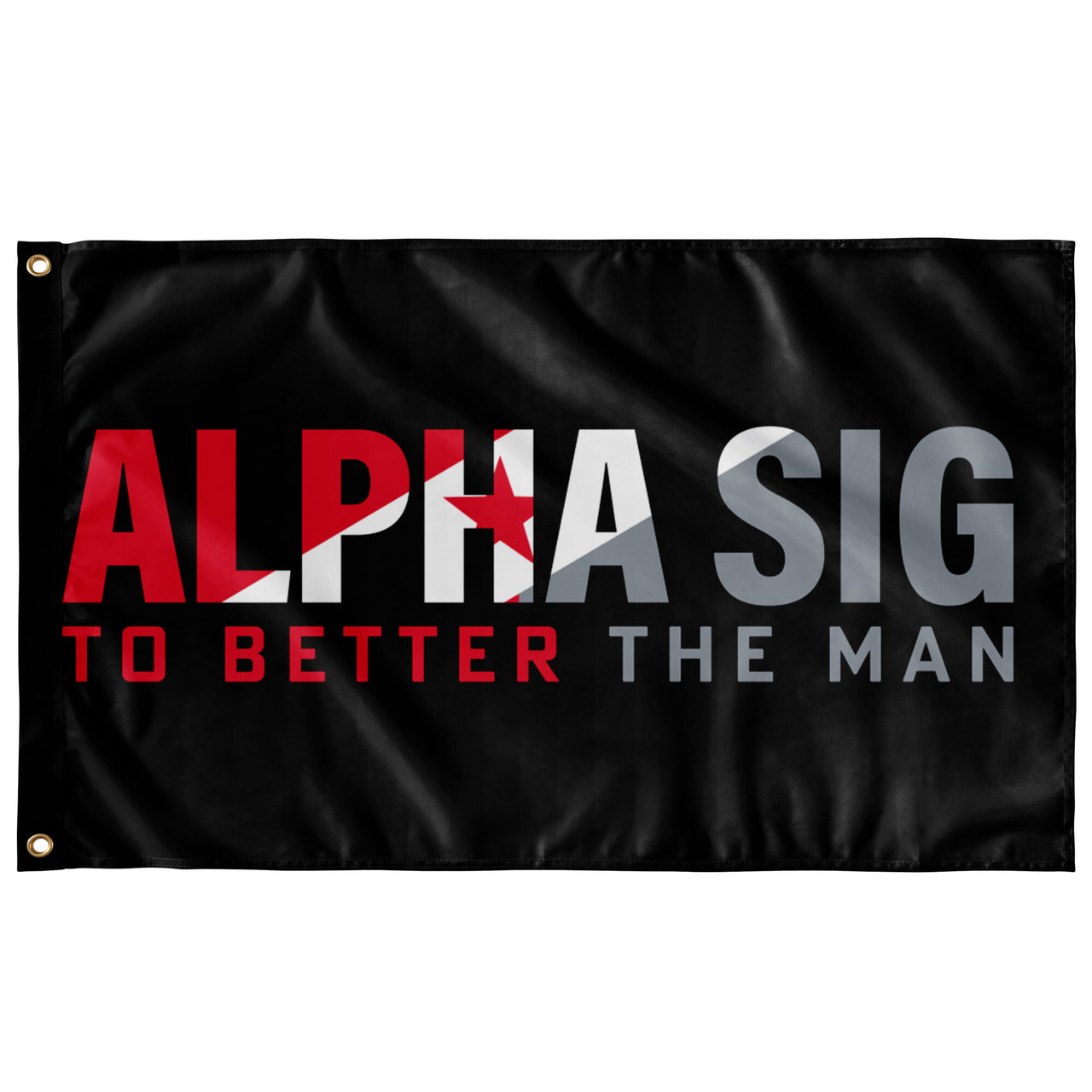 Alpha Sigma Phi - To Better The Man Flag