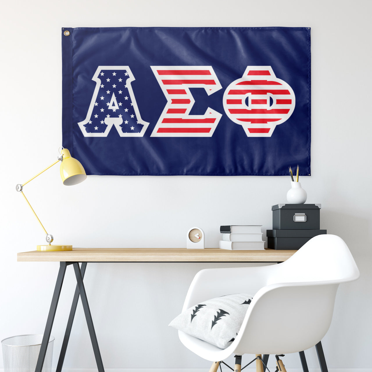 Alpha Sigma Phi American Letter Flag