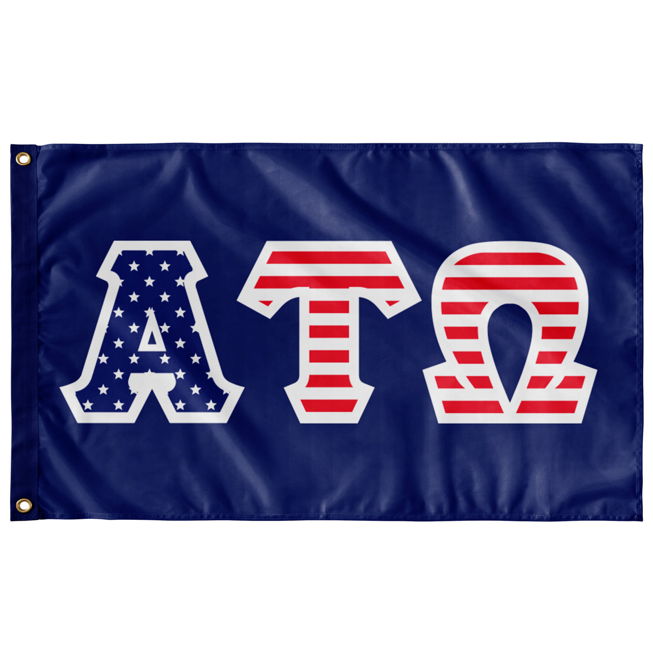 Alpha Tau Omega American Letter Flag