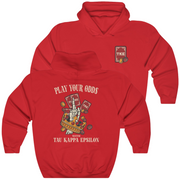 Red Tau Kappa Epsilon Graphic Hoodie | Play Your Odds | TKE Clothing and Merchandise