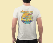 White Sigma Nu Graphic T-Shirt | Cool Croc | Sigma Nu Clothing, Apparel and Merchandise model