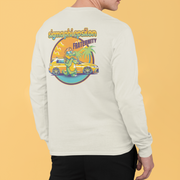 White Sigma Phi Epsilon Graphic Long Sleeve | Cool Croc | SigEp Clothing - Campus Apparel model 