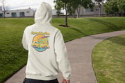 White Sigma Phi Epsilon Graphic Hoodie | Cool Croc | SigEp Clothing - Campus Apparel model 
