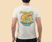 white Pi Kappa Alpha Graphic T-Shirt | Cool Croc | Pi kappa alpha fraternity shirt model